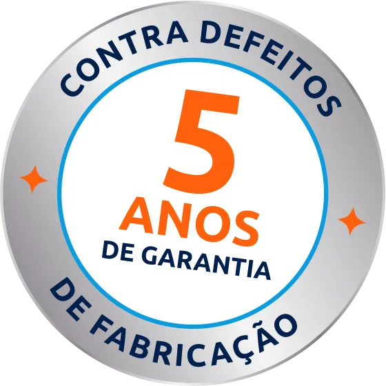 Selo 5 anos de garantia
